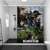 The W-Walking D-Dead Shower Curtain - Water-Repellent And Leak-Resistant, Mold And Mildew Resistant For