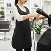 Waterproof Black Stylist Apron Professional Barber Shop Work Clothes  Hairstylist