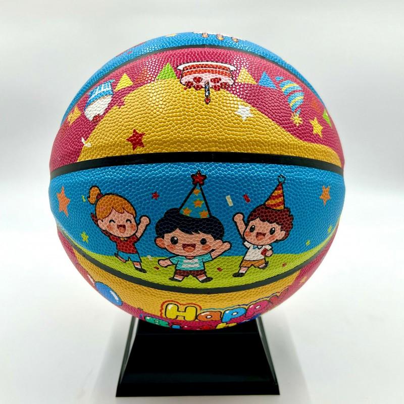 Size 5 Kids Basketball Indoor Outdoor Play Youth Training School Sports Equipment Size 5 Basketball Youth/Teen Use