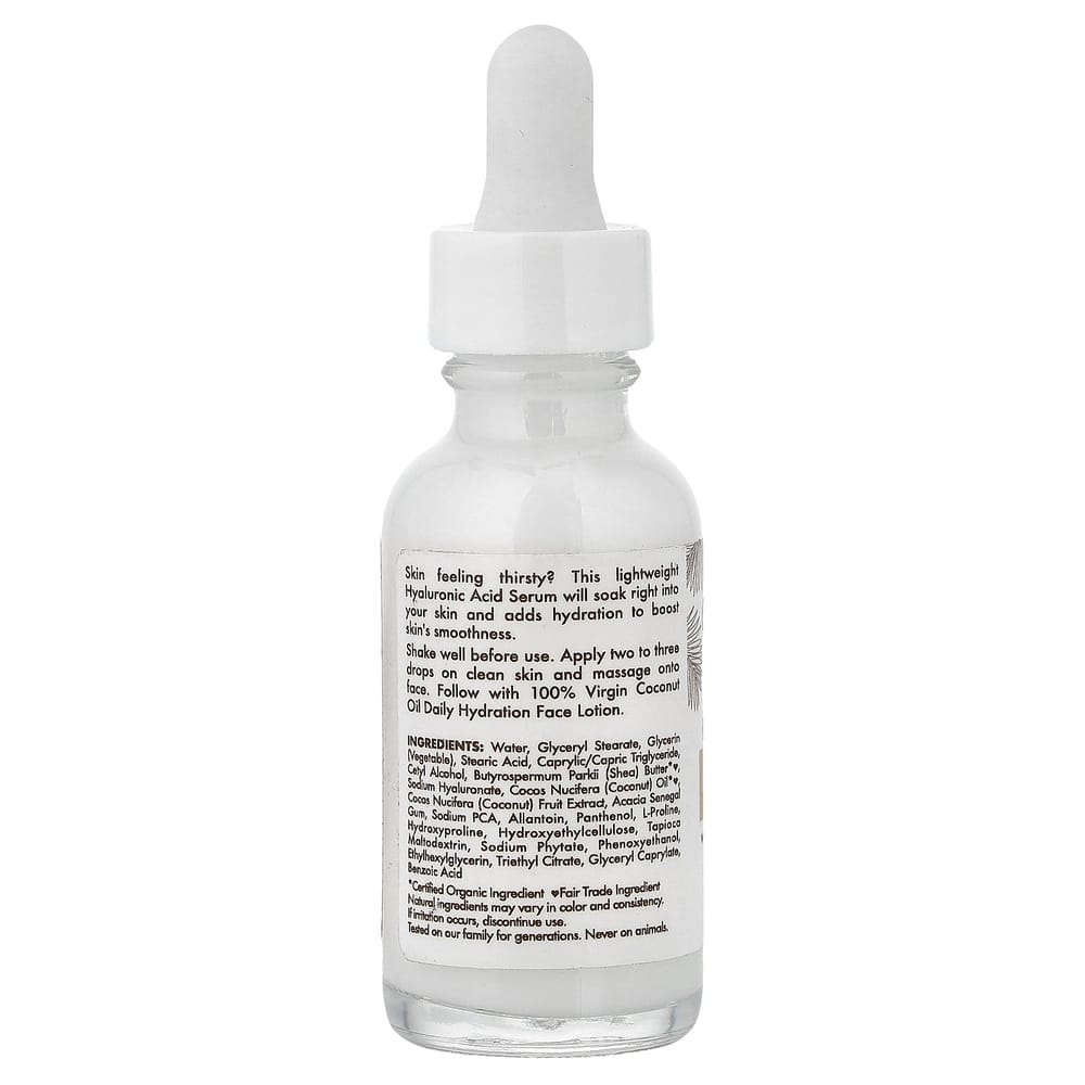 SheaMoisture 100% Natives Kokosöl Tägliche Feuchtigkeit Hyaluronsäure Serum 30ml (1 fl oz)