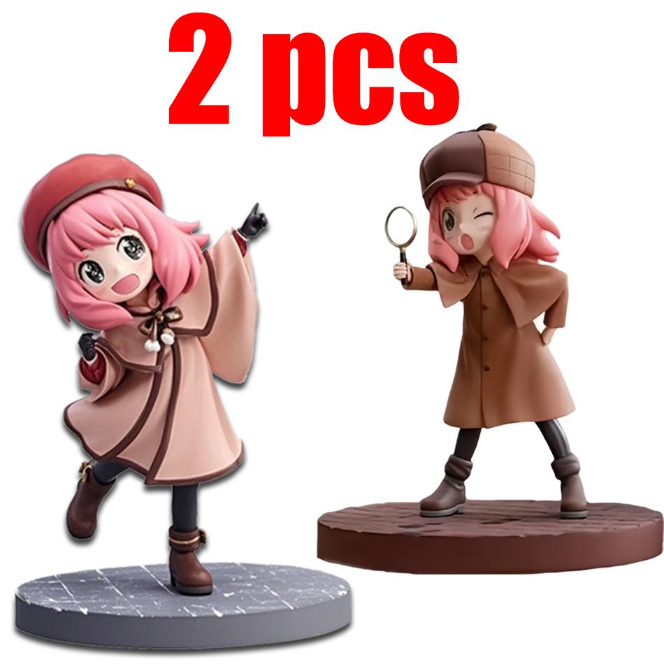 15CM Anime Anya Forger Figure Gekijouban Spy × Family Code White Kawayi Cute Model Toy Gift Collection Set Toy Action Figure