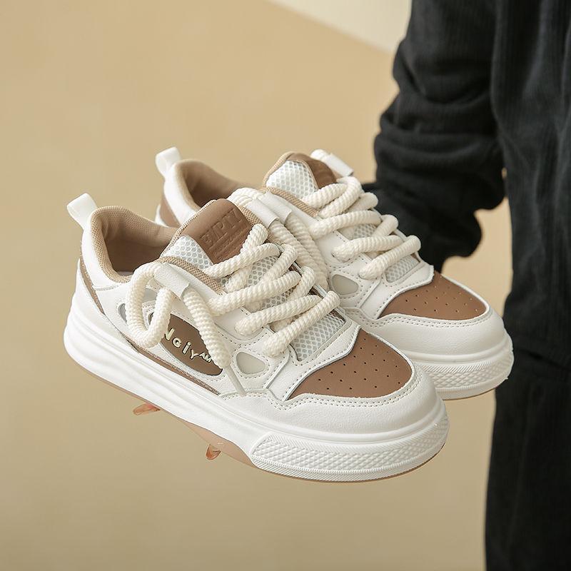 

Campus style casual board shoes 2025 summer breathable ultra-light and comfortable women s shoes thin flat bottom students daily wear 40 хаки