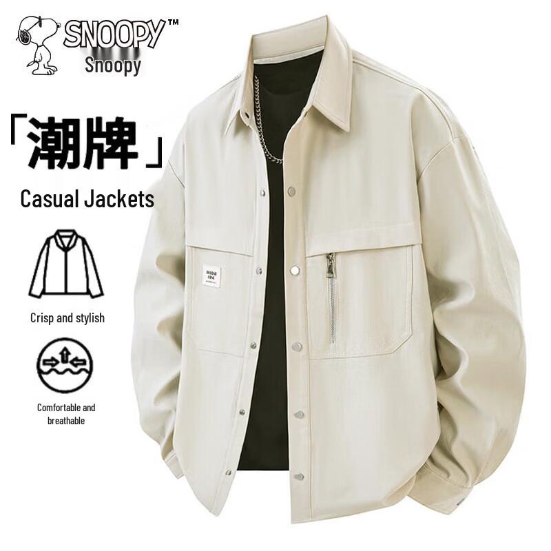

Snoopy Men s Casual Work Jacket M