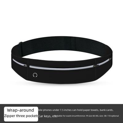 Geantă de fitness impermeabilă unisex: Pachet de talie ultra-subțire pentru telefon mobil, potrivit pentru sport și alergare