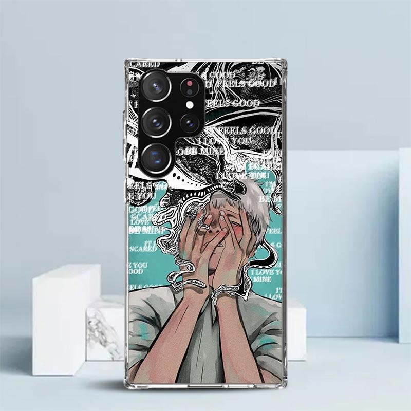 H-Hikaru Ga Shinda Natsu Soft Cover for Samsung Galaxy S25 Edge S26 S24 S23 Ultra Phone Case S22 S21 Plus S20 FE Print Pattern S