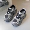 Dad shoes women's 2024 new thick-soled heightening casual sports shoes shock absorption, lightweight fashion versatile running shoes