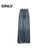 Only Vintage-Jeans für Damen, gewaschen, hochgeschnitten, weites Bein