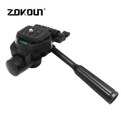 חצובה מתכווננת ומחזיק כף יד למצלמה ברמת לייזר - מתאם הרכבה בגודל 1/4 אינץ' ו-5/8 אינץ'