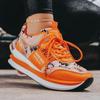 Zapatillas de plataforma para mujer, zapatos vulcanizados informales de suela gruesa, color naranja, talla grande 43