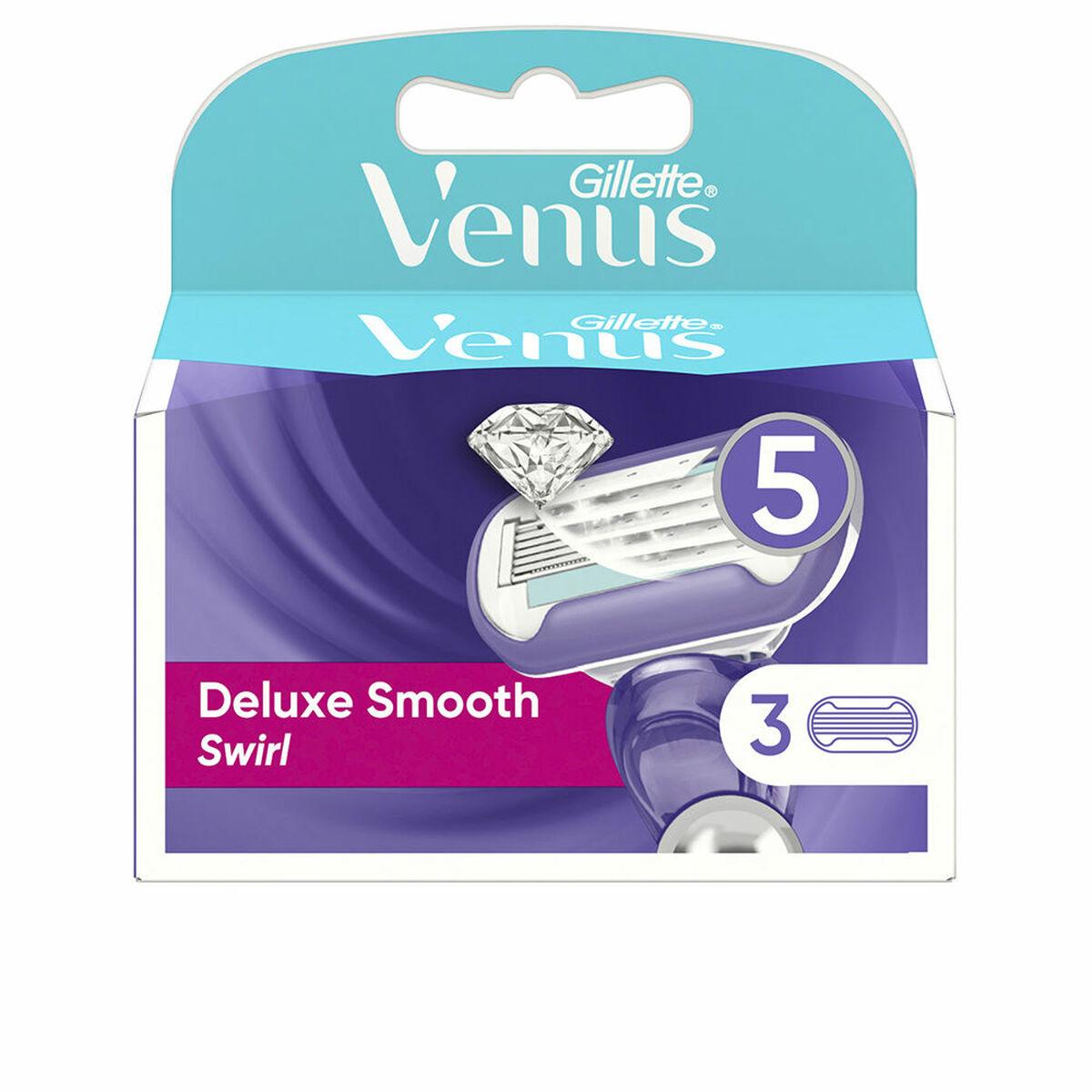 

Lames de rasoir Gillette Deluxe Smooth Swirl 3 Unités