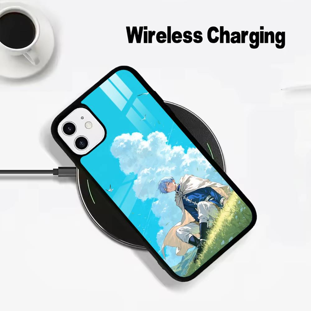 B-Beyond Journey F-Frieren And Fern Wireless charging phone case compatible with iPhone 17/16/15/14/13/12/11
