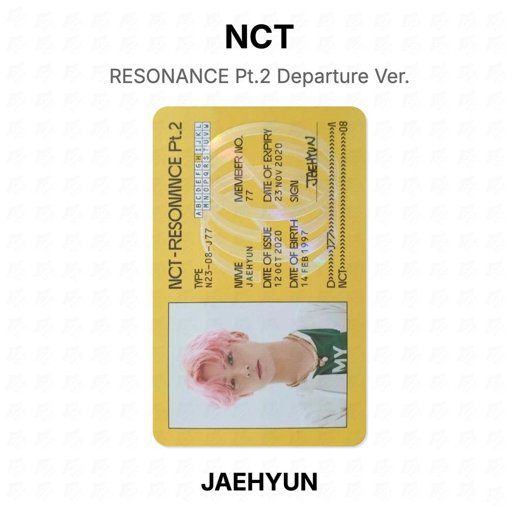 NCT RESONANCE Pt.2 Departure Ver. Official Photocard
