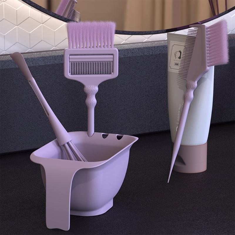 Hair Dyes Brush Hair Coloring Dyes Brush Hair Color Application Brush Hair Tinting Comb Tools for Salon Use and Home DIY