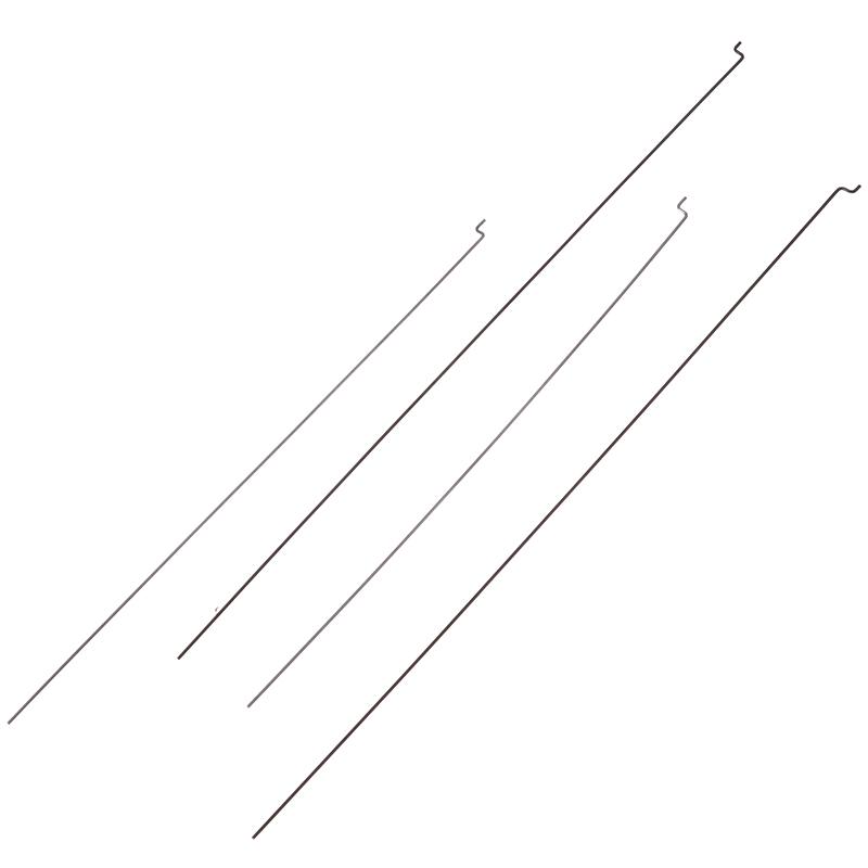 10Pcs Z Type D1.2Mm Steel Wire Push Pull Rod Pushrod For Rc Aircraft Airplane