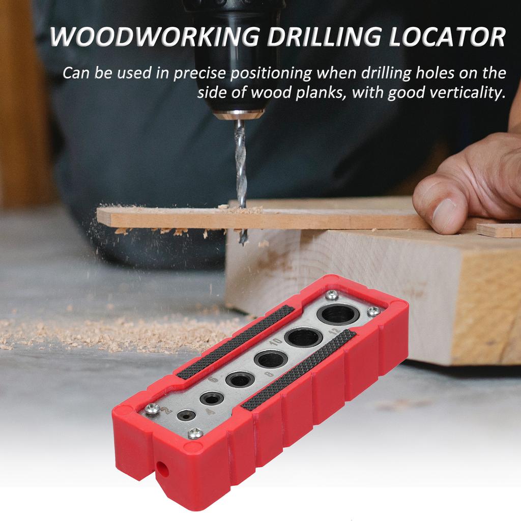 Hole Jig Drill Locator Woodworking Drilling   Woodworking Tools Woodworking Punch Positioner Dowel Kit Power Tool Accessory