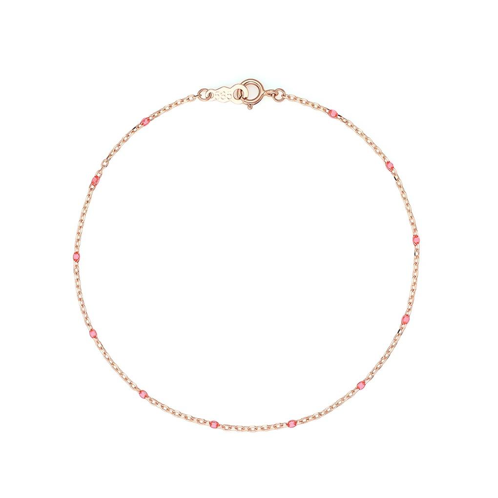 

LLOYD Color Ball Chain Pink 14k Bracelet LWB2106PG_ 14k