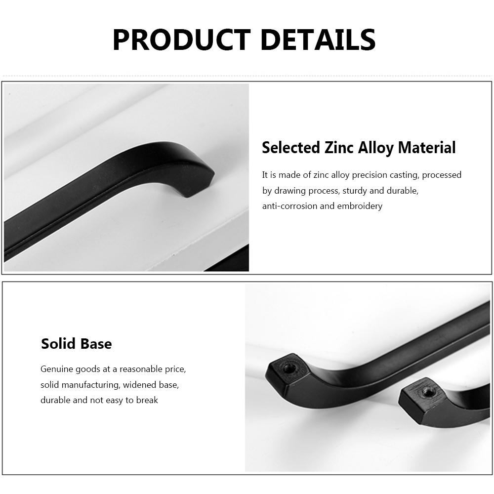 Modern Home Decor Cupboard Zinc Alloy Cabinet Drawer Handles Door Handle Door Knob Wardrobe