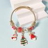 Pandora Christmas Charm Bracelet with Santa, Tree, and Reindeer Beads