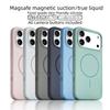 Liquid Silicone Ai Camera Shutter Button Case for iPhone 17 Pro Max with Magnetic Pop-Up Cover Animation Magsafe Compatible