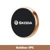 AES1 For Skoda Car Magnetic Mini Phone Holder 360° Adhesive Phone Stand Interior Accessories Rapid Octavia Derivative Enyaq-iV