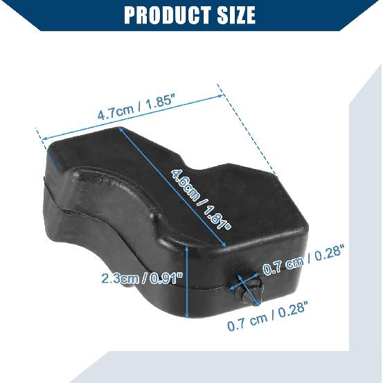 No.FL3Z-99439A00-B Tailgate Stop Bumpers for Ford F-150 2015-2020 / Tailgate Stopper/Durable Rubber / 2Pcs Black