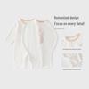 Newborn Pure Cotton Long Sleeve Summer Jumpsuit Pajamas