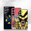 for Samsung Galaxy A07 A13 A12 A14 A23 A42 A50 A51 A52 A53 A70 A71 A72 A21S A04 Note 20 9 8 10 Case Marvel X Men Wolverine Xmen