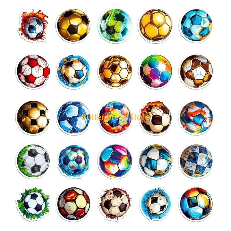 W89C 200Pcs Kids Sports Stickers Sport Stickers Football Stickers Football Decals