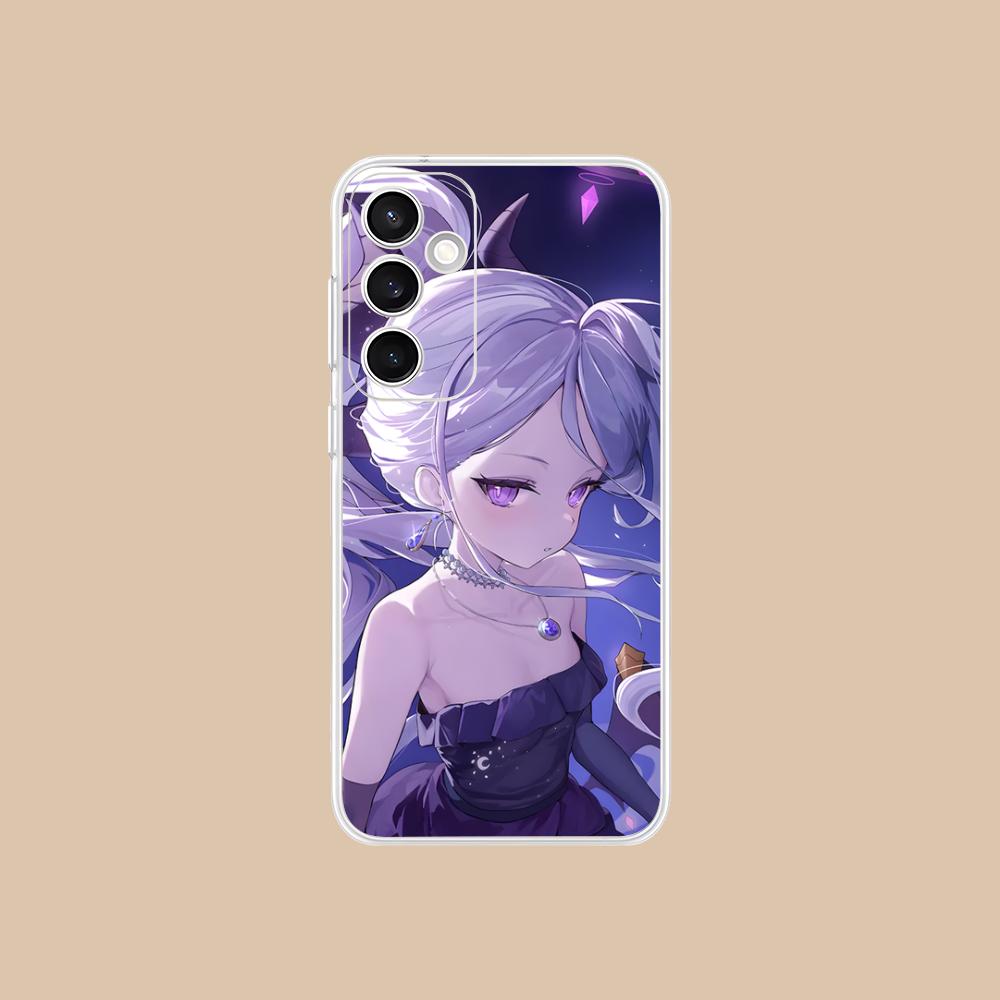 Blue Archive Hina Mobile Phone Case for Samsung Galaxy S25 S24 S23 S22 S21Plus FE Ultra Clear Colour Protective Luxury Cover