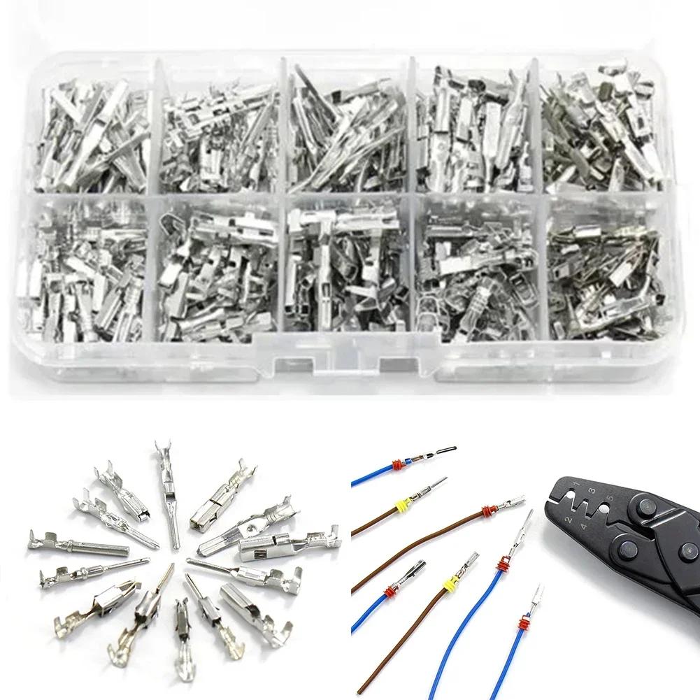 290 buc Kit Pini Terminali Cablu Electric Auto 1/1.5/1.8/2.2/2.8mm Conector Accesorii Pentru Vehicule 2025 Vânzare Fierbinte Nou