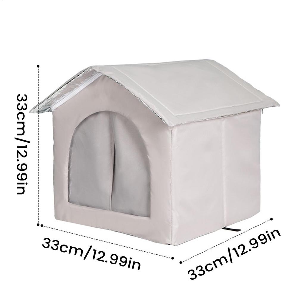 Cat House For Outside Large Waterproof Bed Outside Cat House Winter Shelter For Cold Weather Kitten Puppy Small Medium Dog Pet