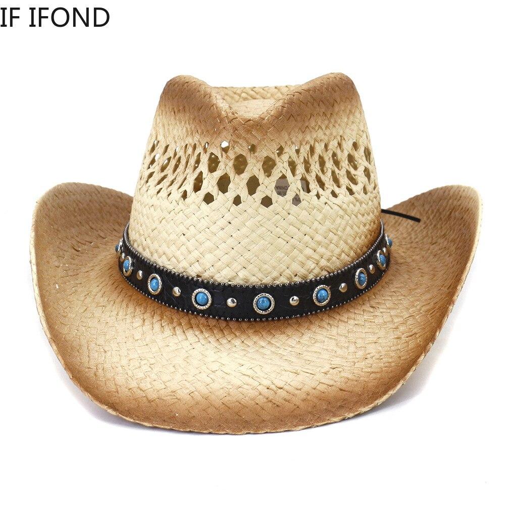 Buy Summer Sun Cowboy Straw Hat Western 