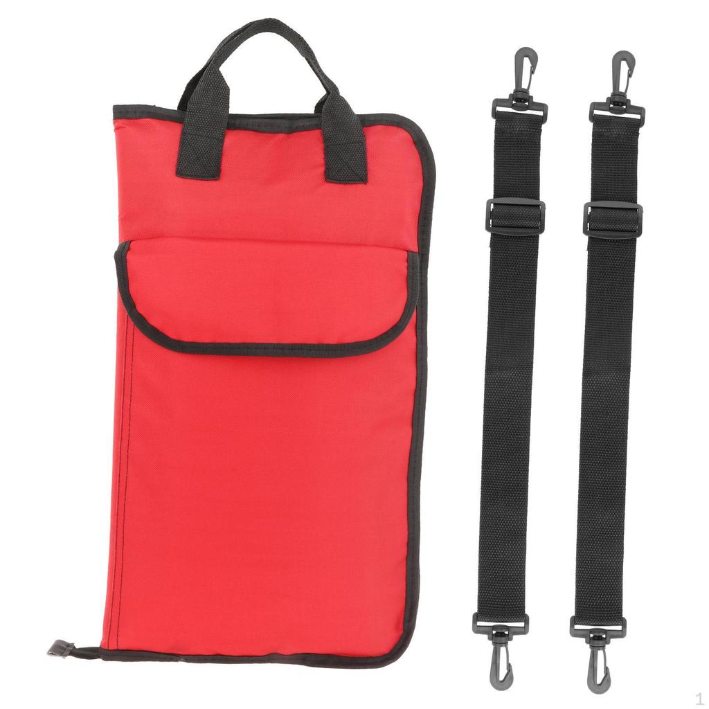 Bag 4-12 Pairs s Mallets Brushes Percussion Detachable Shoulder Strap