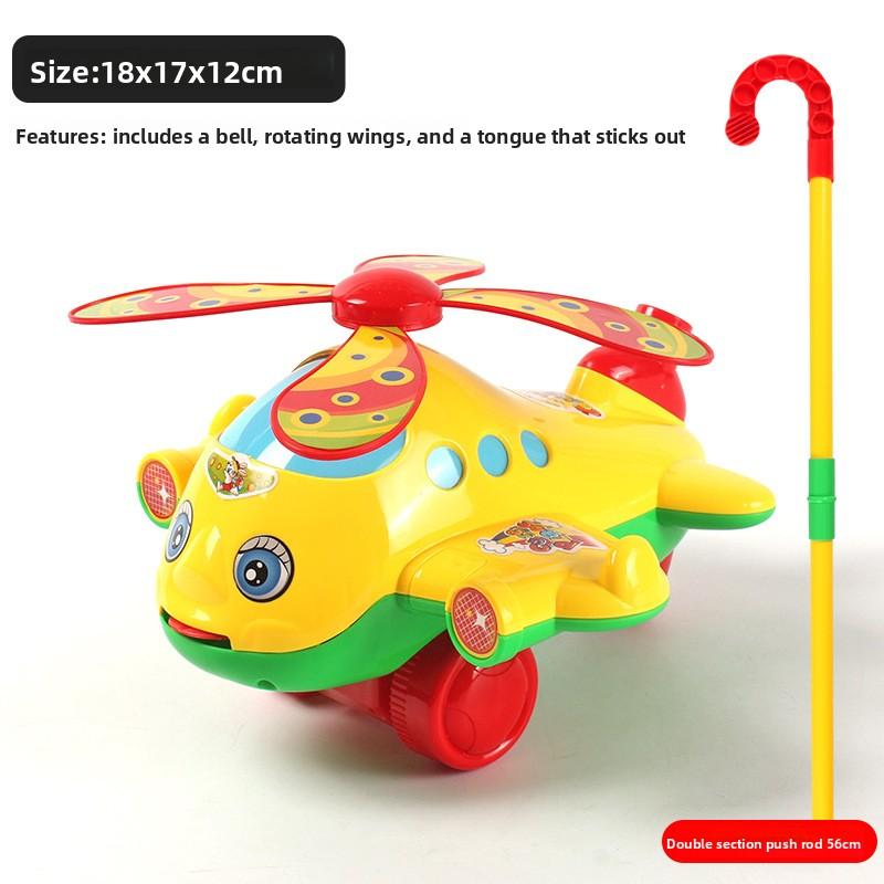 Cartoon Airplane Dog Large Cartoon Walker Dropshipping Hand-pushed Toy