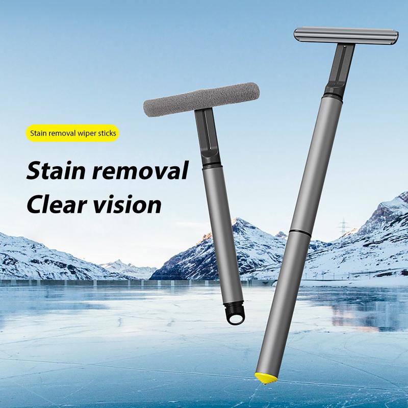Window Squeegee For Car Telescopic Mirror Glass Water Mist Cleaner Auto Glass Squeegee Portable Mirror Cleaner Tool Windshield