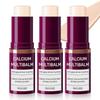 Balsam coreean cu colagen 3 buc Stick hidratant anti-îmbătrânire cu vitamina E pentru buze, ochi, gât