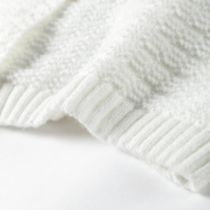 Elegant Knitted Tweed Cardigan Women Solid Single Breasted O-neck Short Sleeve Sweater Vest 2024 Autumn New Lady All-match Tops