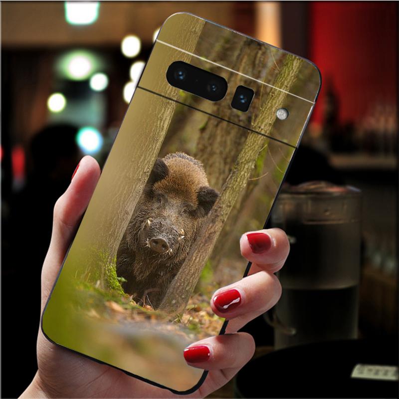 

Чехол для телефона Google Pixel 7 Pro 7 6A 6 Pro 5A 4A 3A Pixel 4 XL Pixel 5 6 4 3 XL 3A XL 2 XL чехол с изображением дикого кабана Funda Google Pixel 7 Pro