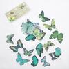 40 Pieces Butterfly Sticker Pack Ins Style Retro Simulation Texture Packaging Bag Gift Bag Decoration Handbook Material Sticker