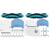 Perfektes Passform Hauptbürste Filter Mopptuch Staubbeutel Set für Conga 2499 Ultra