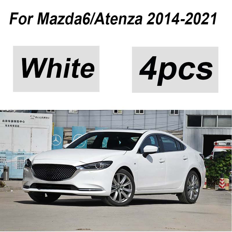 4PCS Painted For Mazda6 2017 Accessories 2014- Front Mud Flaps Rear Muds Guards Flaps Fenders Flares Wheels Car Accessories