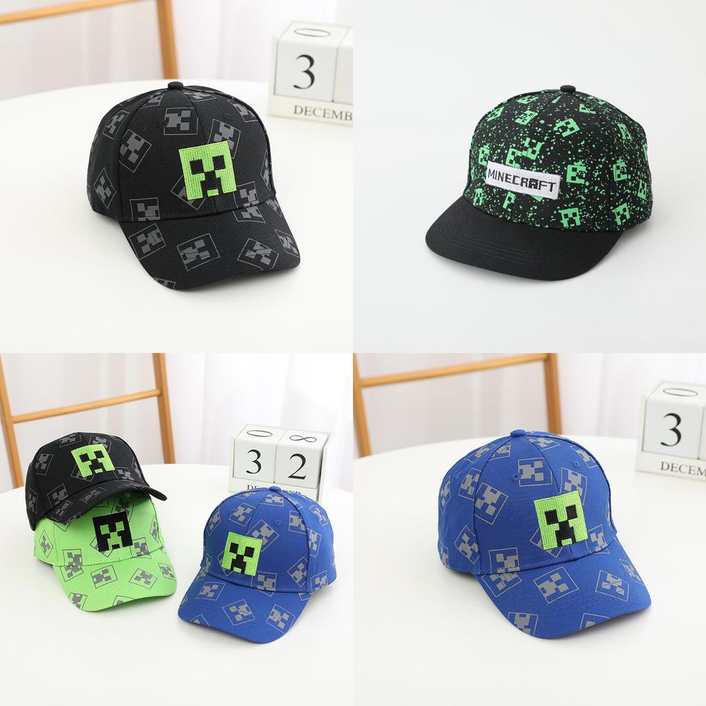 Minecraft Hip Hop Kids Baseball Cap With Sun Protection For Summer Play And Sunshade