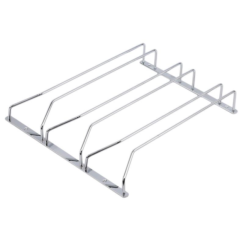 Red Wine Glass Goblets Hanger Racks Stainless Steel Shelving Organizer Upside Down Stemware Home Bar Pub Holders 2024 New