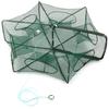 Foldable Fishing Net   6 Hole Fishing Net Shrimp Cage Trap Minnow Crab Baits Mesh Trap Net