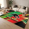 Custom Rug Penrith Panthers Pattern Print Name Text Soft Non‑Slip Floor Carpet for Home Indoor Decoration