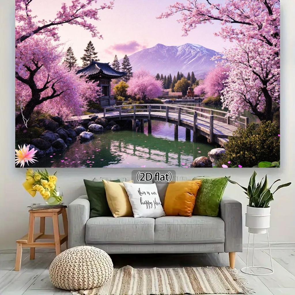 2D plane 1 piece of serene green water background fabric suitable for tea houses study rooms and Japanese style settings