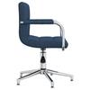 Chaise de Bureau - VIDAXL - Pivotante - Tissu Bleu - Réglable en Hauteur - Design Contemporain