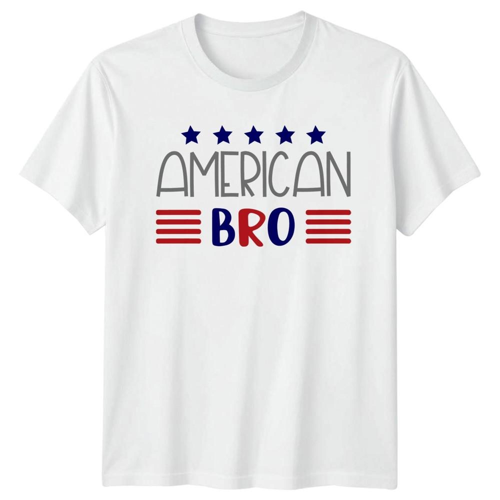 American Bro Unisexs TShirt American Pride Patriotism Birthday Gift For Him S