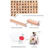 Wooden Alphabet Word Building Game Educational Toy For Early Learning