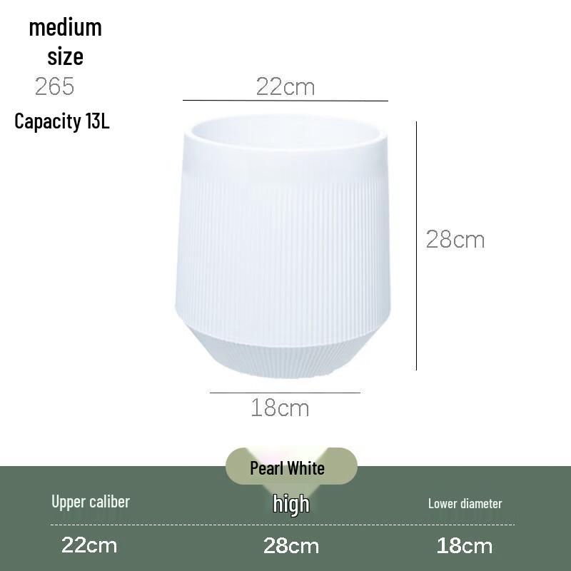 KEYSHEEL Nordic Style Tall Plastic Flower Pot